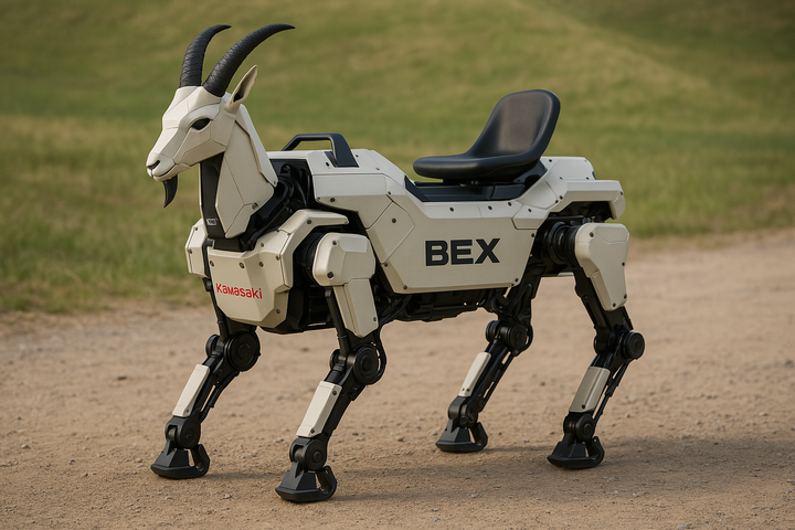 Kawasaki’s Bex: A Rideable Quadrupedal Robot Revolutionizing Robotics Mobility