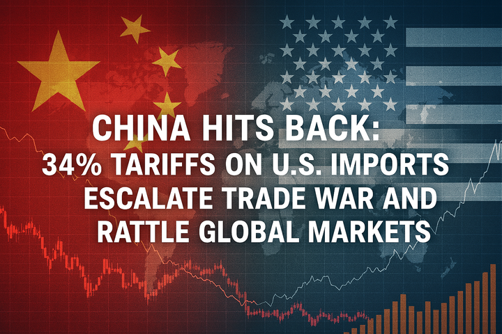 Trade Tensions Redefined: China’s 34% Tariffs on U.S. Goods Signal a New Global Economic Order
