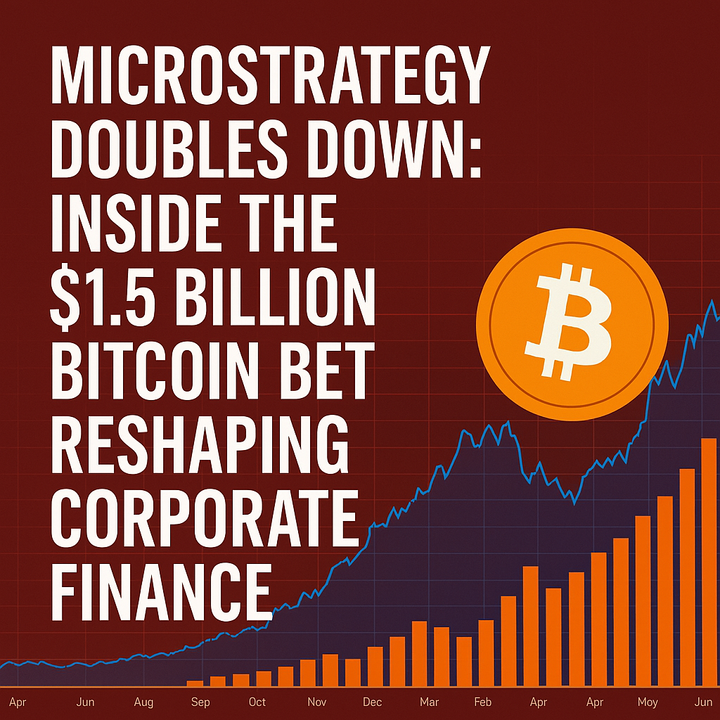MicroStrategy Doubles Down: Inside the $1.5 Billion Bitcoin Bet Reshaping Corporate Finance