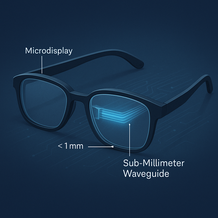 Sub-Millimeter Waveguides Are Reshaping AR Glasses: The Future of Lightweight, Immersive Wearables